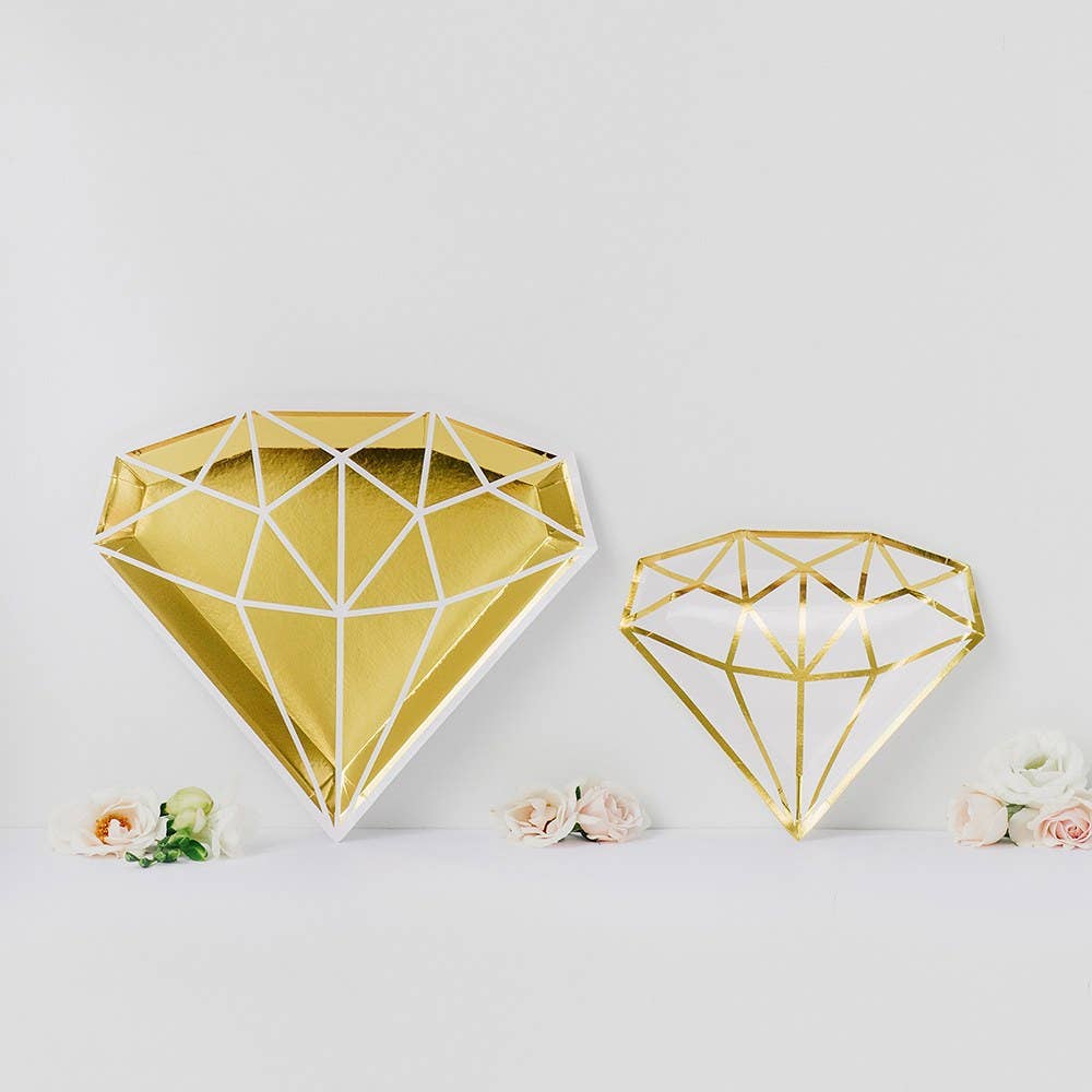 Diamond Cocktail Plates