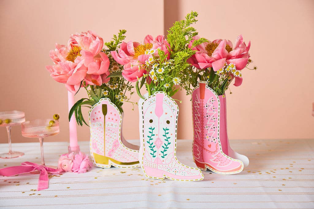 Boot Scoot Blooms Pop-Up Vase Slip Covers