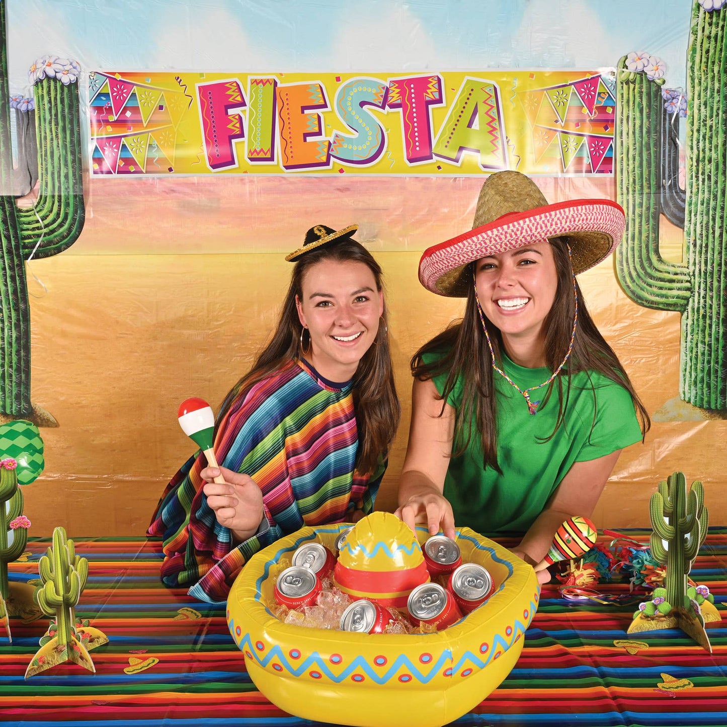 Fiesta Inflatable Sombrero Cooler