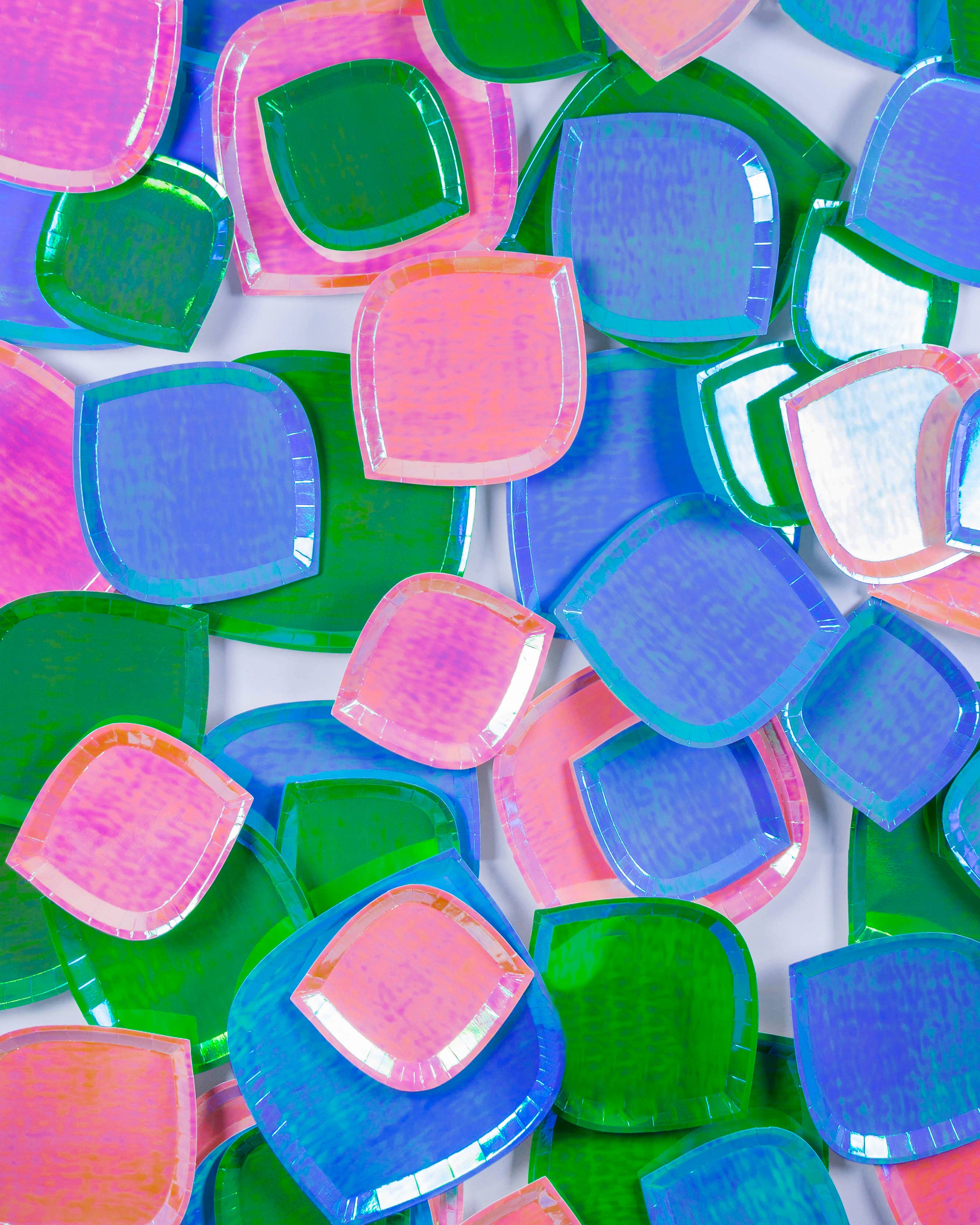 Posh Metallic Dessert Plates - 8 Pack